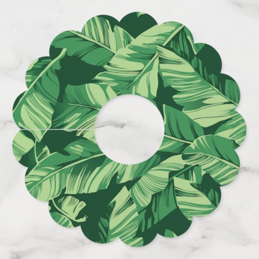 バナナ葉2 ワイングラスタグ (裏面)