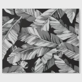 バナナ葉3 ラッピングペーパー (フラット)