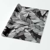 バナナ葉3 ラッピングペーパー (アンロールド)