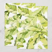 バナナ葉4 サンキューカード (正面/裏面)