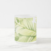 バナナ葉4 フロストグラスマグカップ (中央)