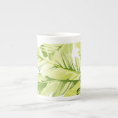 バナナ葉4 ボーンチャイナマグカップ (正面)