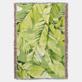 バナナ葉5 スローブランケット (正面縦)