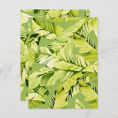 バナナ葉5 ポストカード (正面/裏面)
