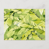 バナナ葉5 ポストカード (裏面)