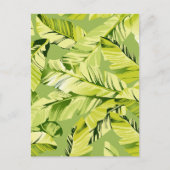 バナナ葉5 ポストカード (正面)