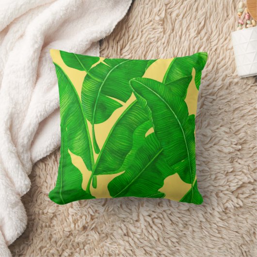 バナナ葉 クッション (ブランケット)