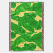 バナナ葉 スローブランケット (正面縦)