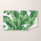 バナナ葉 バスタオルセット (ハンドタオル)