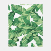 バナナ葉 フリースブランケット (正面)