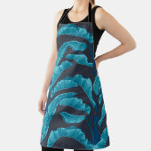 バナナ葉:ヴィンテージ熱帯パターン。 エプロン (インサイチュ)