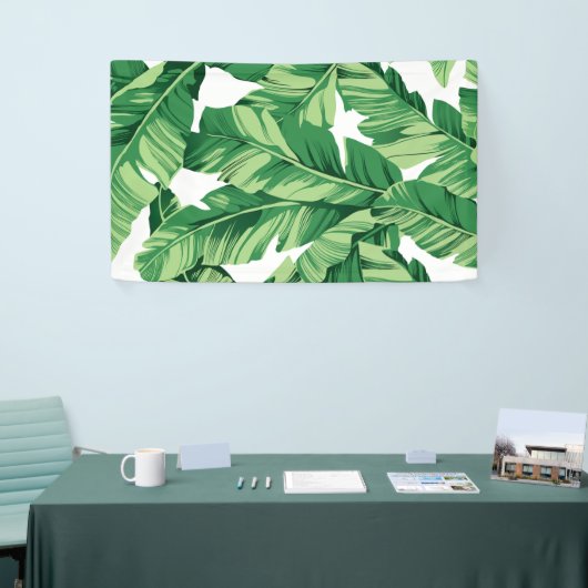 バナナ葉 横断幕 (トレードショー)