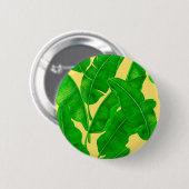 バナナ葉 缶バッジ (正面&裏面)