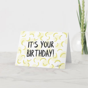 バナナ誕生日カード カード