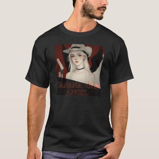 バナナ銃の天使 Tシャツ (正面)