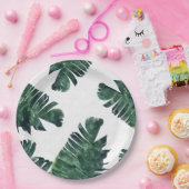 バナナ離れ水彩 ペーパープレート (パーティー)