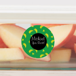 バナナ食品ミックス弁当箱 ラベル