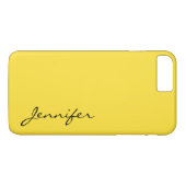 バナナ黄色の背景 Case-Mate iPhoneケース (裏面(横))