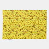 バナナ黄色 キッチンタオル (横)