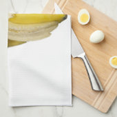 "バナナ"のデザインの台所タオル皮をむきました キッチンタオル (四つ折り)