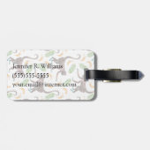 バナナ|のモノグラムをごまかしている甘い猿 ラゲッジタグ (裏面横)