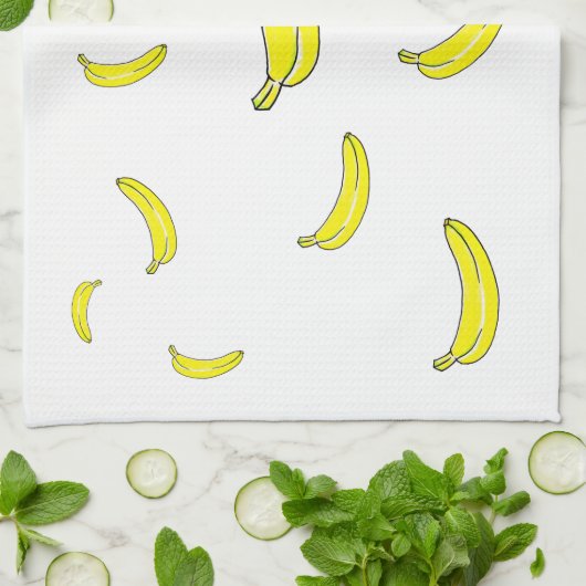 バナナ キッチンタオル (折り畳み)