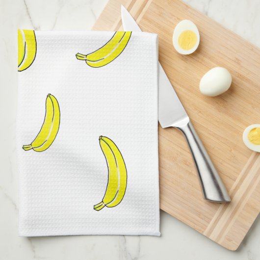 バナナ キッチンタオル (四つ折り)