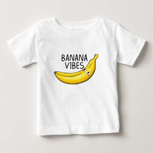 バナナ・バイブス ベビーTシャツ (正面)