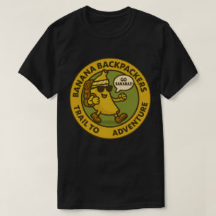 バナナ・バックパッカーズ・トレイル・トゥ・アドベンチャー Tシャツ
