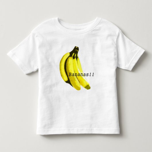 バナナ、バナナ!! トドラーTシャツ (正面)