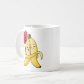 バナナ バレンタインデー コーヒーマグカップ (正面左)