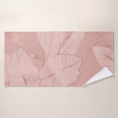 バナナ、パーム離れ：光沢のある銅。 バスタオル (バスタオル)