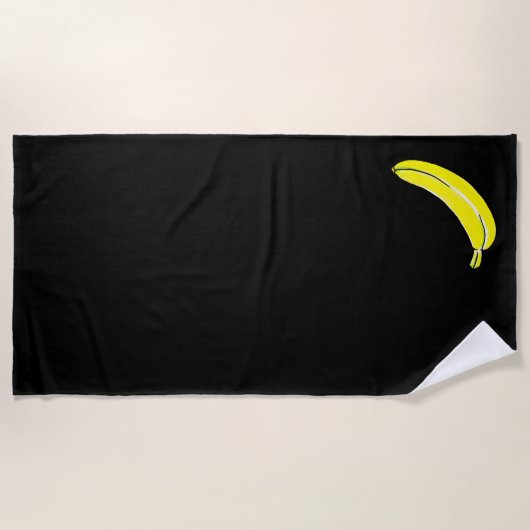 バナナ ビーチタオル (正面)