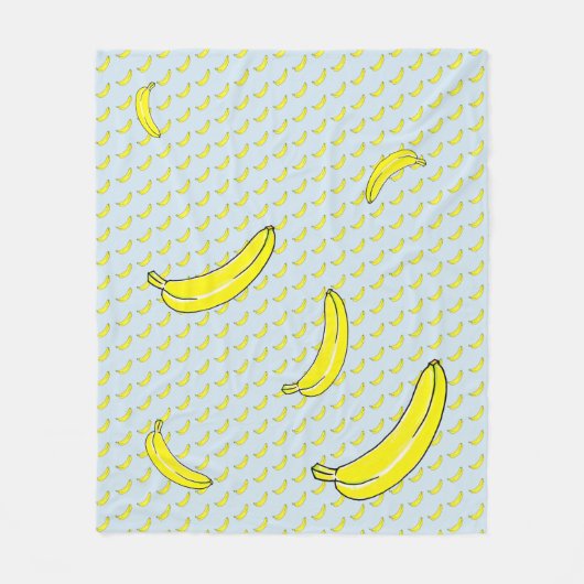 バナナ フリースブランケット (正面)