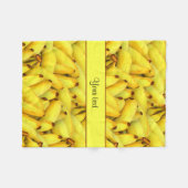 バナナ フリースブランケット (正面(横))