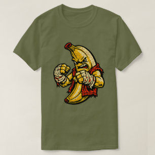 バナナ ブラウラー - ヴィンテージ レトロ ストリート ファイター Tシャツ