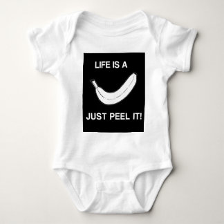 バナナ ベビーボディスーツ