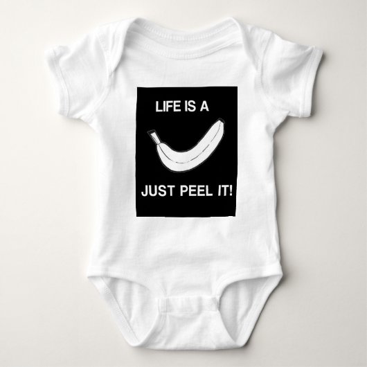 バナナ ベビーボディスーツ (正面)