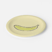 バナナ ペーパープレート (アングル)