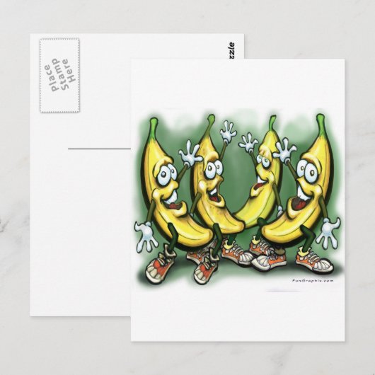 バナナ ポストカード (正面/裏面)
