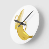 バナナ ラウンド壁時計 (傾斜)