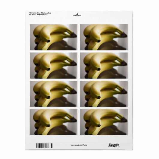 バナナ ラベル (フルシート)