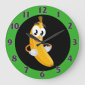 バナナ ラージ壁時計 (正面)