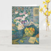 バナナ、レモン、ブックス | フアン・デ・エチェヴァリア カード (黄色い花)