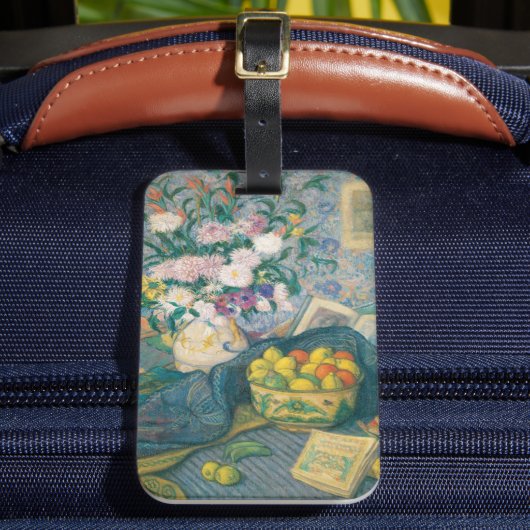 バナナ、レモン、ブックス | フアン・デ・エチェヴァリア ラゲッジタグ (正面インサイチュ2)