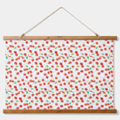 バナナ、レモン、リンゴ 吊り下げ型タペストリー (正面2)