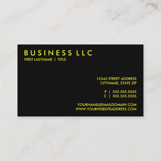 バナナ。 名刺 (裏面)