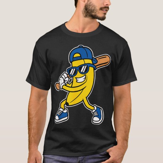 バナナ 漫画 ユース ボーイズ Tシャツ (正面)