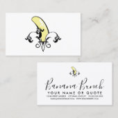 バナナ（紋章の）フラ・ダ・リ 名刺 (正面/裏面)