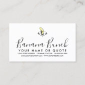 バナナ（紋章の）フラ・ダ・リ 名刺 (裏面)